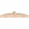 Ekena Millwork Portland Smooth Timber Gable Bracket, Douglas Fir, 48"W x 10"H x 5 1/2"D x 5 1/2"F, 5/12 Pitch GBW048X10X0606POR00SDF - alternate 2